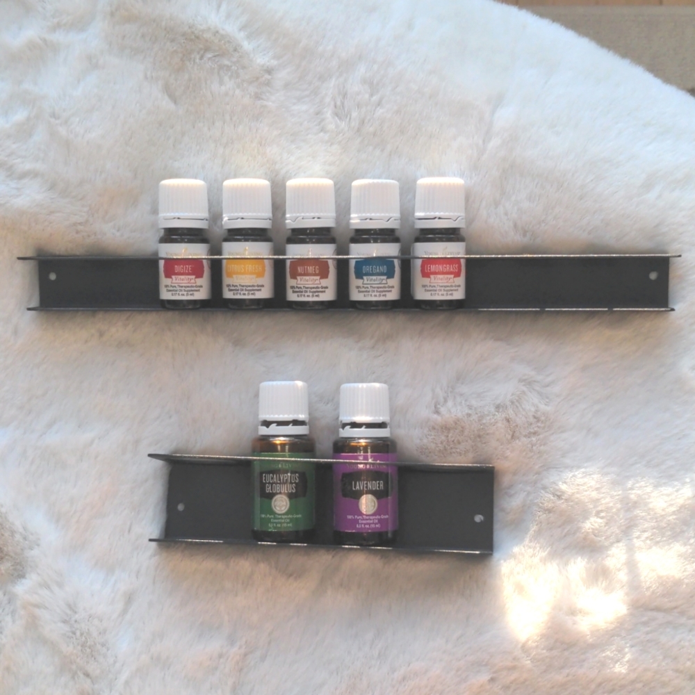 Essential Oil Wall Storage Rack Set for 5ml and 15ml bottles